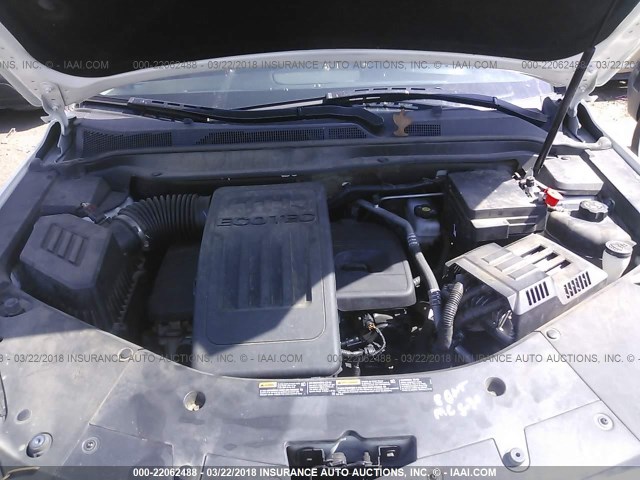 1GNALCEK9FZ101699 - 2015 CHEVROLET EQUINOX LT თეთრი ფოტო 10