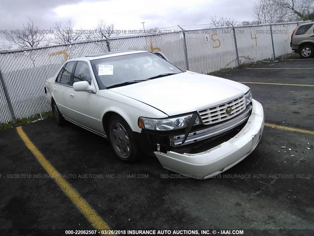 1G6KY5498YU141932 - 2000 CADILLAC SEVILLE STS WHITE photo 1