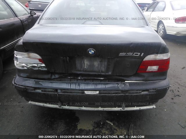 WBADT63441CF06716 - 2001 BMW 530 I AUTOMATIC BLACK photo 6