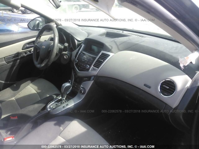 1G1PA5SH8D7222545 - 2013 CHEVROLET CRUZE LS BLACK photo 5