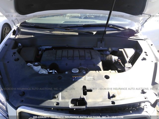 1GKKVRKD0GJ279733 - 2016 GMC ACADIA SLT-1 Biały zdjęcie 10