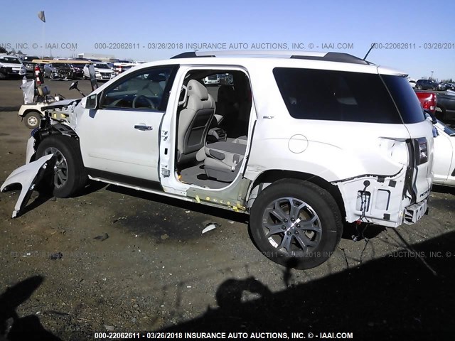1GKKVRKD0GJ279733 - 2016 GMC ACADIA SLT-1 Biały zdjęcie 3