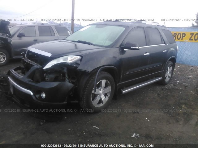 1GKKVSED7BJ373930 - 2011 GMC ACADIA SLT-2 GRAY photo 2