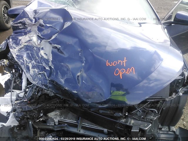 4T4BF1FK1GR544386 - 2016 TOYOTA CAMRY LE/XLE/SE/XSE BLUE photo 10