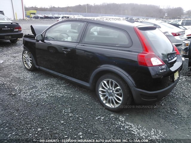 YV1MK672992150268 - 2009 VOLVO C30 T5 BLACK photo 3