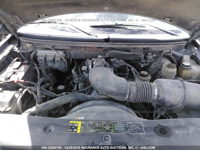 1FTRW12W94FA00224 - 2004 FORD F150 SUPERCREW GRAY photo 10