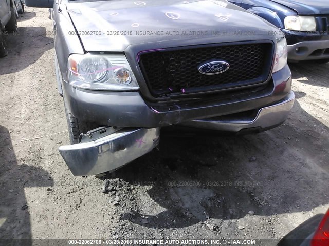 1FTRW12W94FA00224 - 2004 FORD F150 SUPERCREW GRAY photo 6