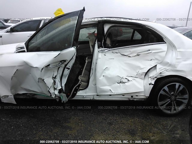 WDDHF5KB0FB136421 - 2015 MERCEDES-BENZ E 350 WHITE photo 6