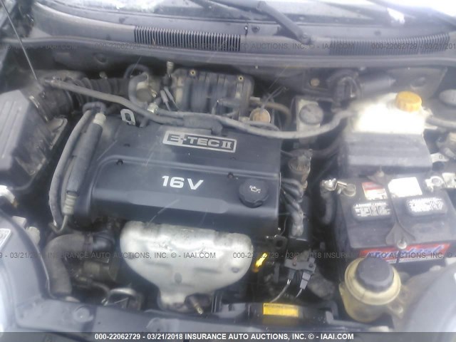 KL1TD66686B615674 - 2006 CHEVROLET AVEO LS 黑色 照片 10