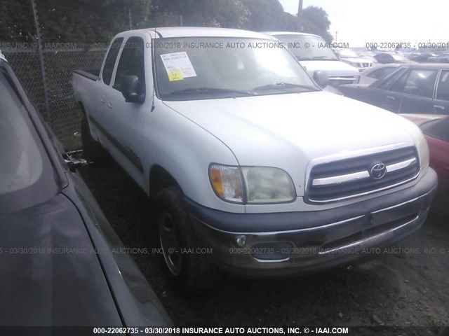 5TBRN34142S258656 - 2002 TOYOTA TUNDRA ACCESS CAB SR5 WHITE photo 1