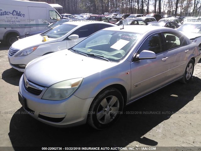 1G8ZR57597F269868 - 2007 SATURN AURA GREEN LINE SILVER photo 2