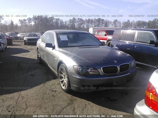 WBAHL83556DT02835 - 2006 BMW 750 I GRAY photo 6