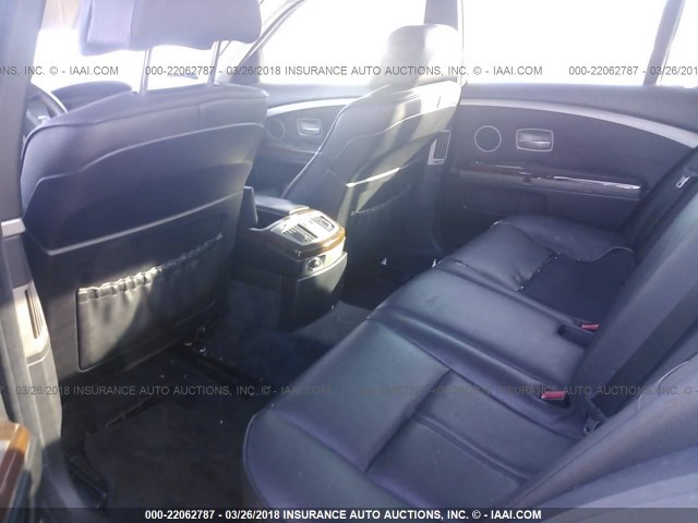 WBAHL83556DT02835 - 2006 BMW 750 I GRAY photo 8