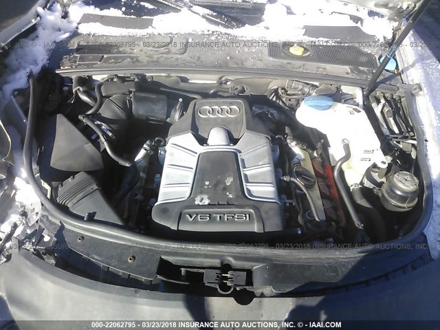 WAUKGAFB0BN033294 - 2011 AUDI A6 PRESTIGE 银色 照片 10