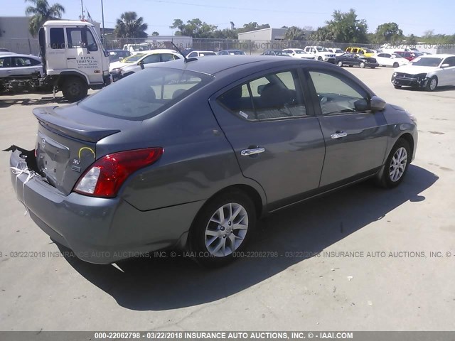 3N1CN7AP0HL828246 - 2017 NISSAN VERSA S/S PLUS/SV/SL GRAY photo 4