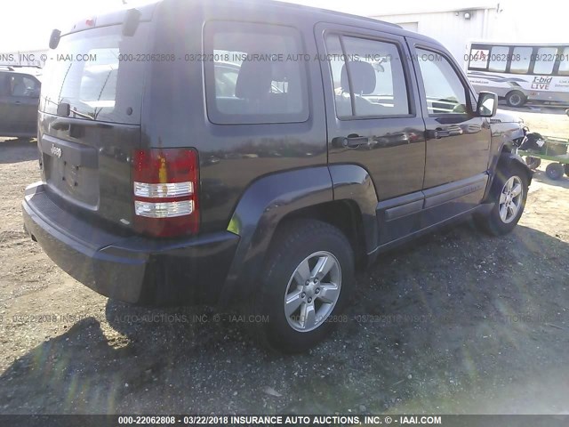 1J4PN2GK6BW568735 - 2011 JEEP LIBERTY SPORT 黑色 照片 4