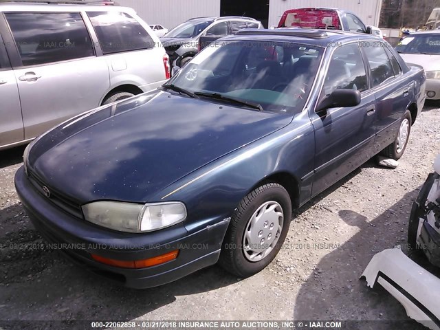 4T1SK12E1PU296081 - 1993 TOYOTA CAMRY LE BLUE photo 2