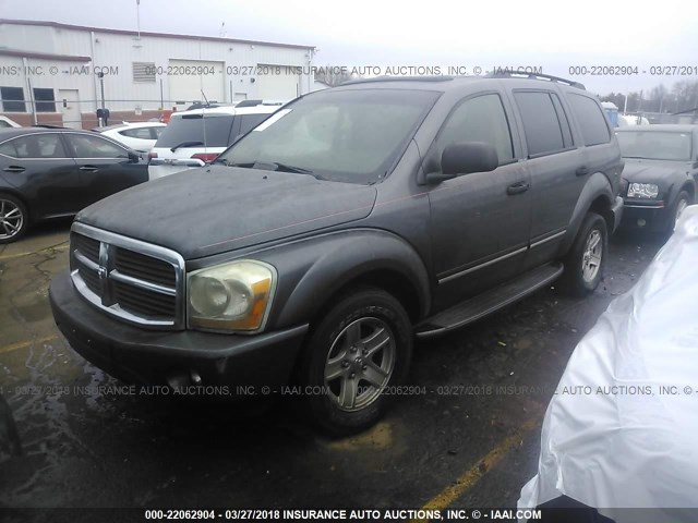 1D4HB58DX4F177341 - 2004 DODGE DURANGO LIMITED GRAY photo 2