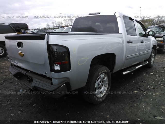 3GCPCSE07CG162623 - 2012 CHEVROLET SILVERADO C1500 LT SILVER photo 4