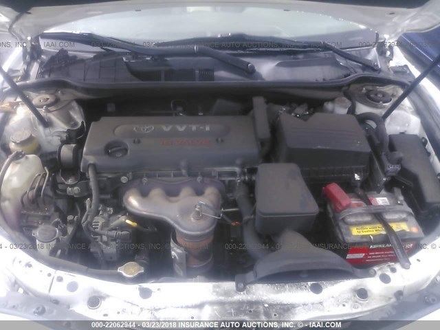 4T4BE46K69R112481 - 2009 TOYOTA CAMRY SE/LE/XLE WHITE photo 10