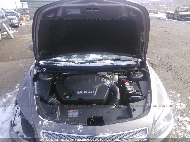 1G1ZE5E7XAF143945 - 2010 CHEVROLET MALIBU LTZ 金色 照片 10