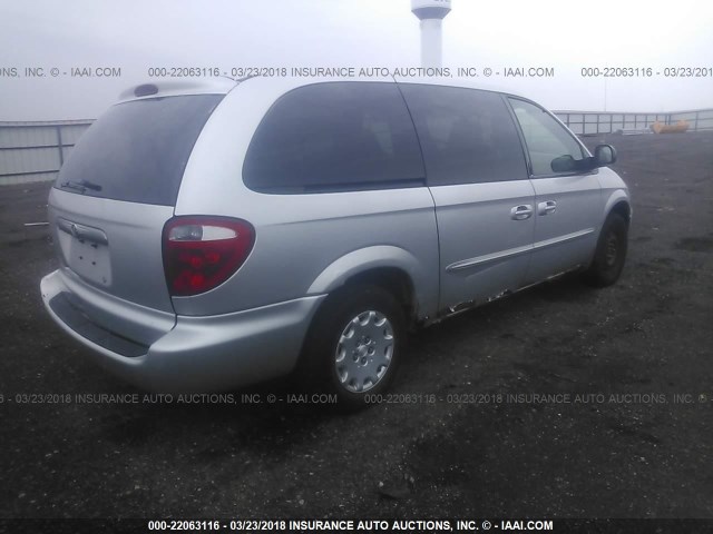 2C4GP24RX3R309113 - 2003 CHRYSLER TOWN & COUNTRY  SILVER photo 4