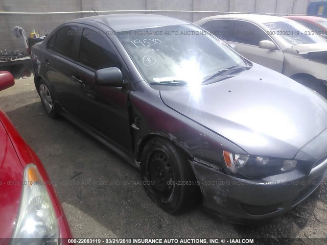 JA32U2FU9BU017506 - 2011 MITSUBISHI LANCER ES/ES SPORT GRAY photo 6