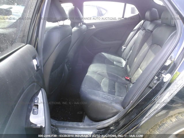 5XXGR4A66DG190888 - 2013 KIA OPTIMA SX BLACK photo 8