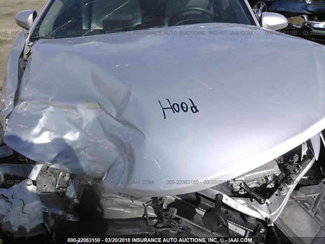 4T1BD1FK4CU014830 - 2012 TOYOTA CAMRY HYBRID/LE/XLE 银色 照片 10