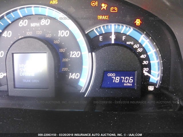 4T1BD1FK4CU014830 - 2012 TOYOTA CAMRY HYBRID/LE/XLE 银色 照片 7