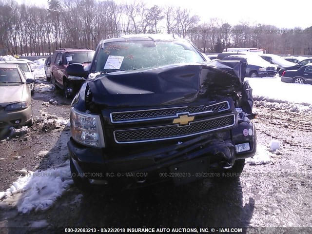 3GCPKSE76CG239238 - 2012 CHEVROLET SILVERADO K1500 LT BLACK photo 6