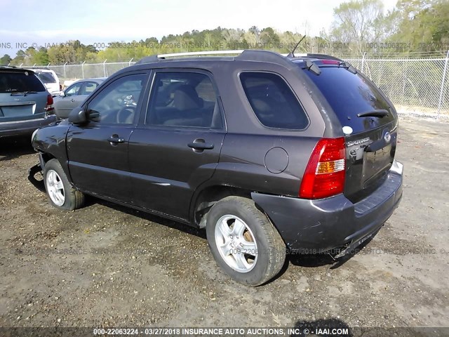 KNDJF724667145863 - 2006 KIA NEW SPORTAGE  BROWN photo 3