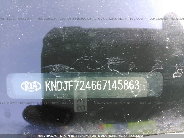 KNDJF724667145863 - 2006 KIA NEW SPORTAGE  BROWN photo 9