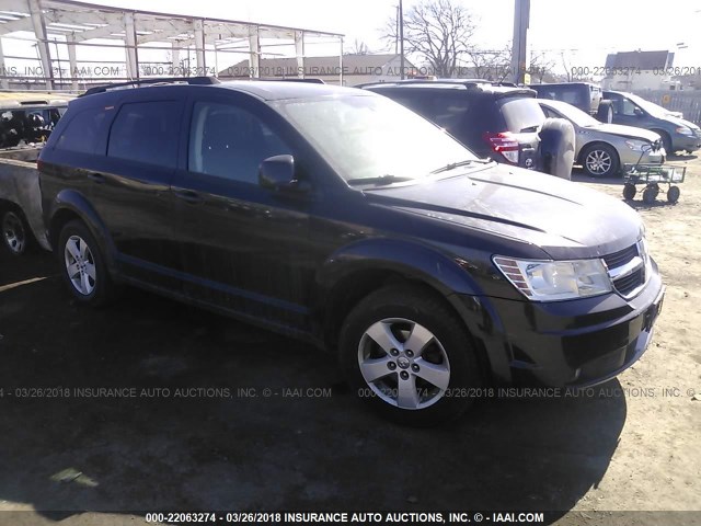 3D4PG5FV8AT190437 - 2010 DODGE JOURNEY SXT Dark Blue photo 1