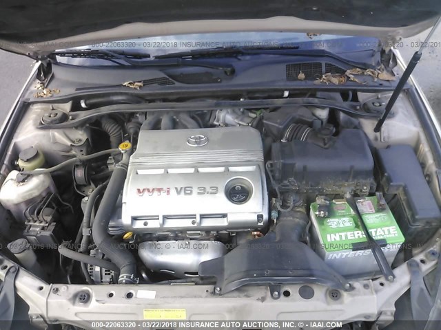 4T1CA38P84U035425 - 2004 TOYOTA CAMRY SOLARA SE/SLE Champagne photo 10