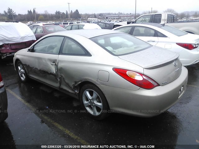 4T1CA38P84U035425 - 2004 TOYOTA CAMRY SOLARA SE/SLE Champagne photo 3