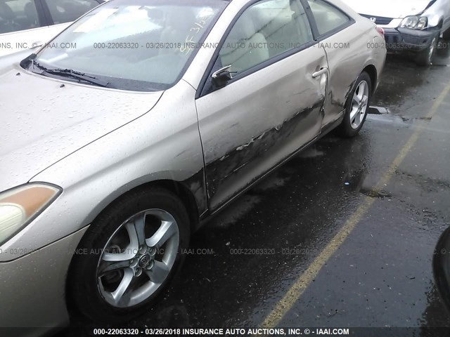 4T1CA38P84U035425 - 2004 TOYOTA CAMRY SOLARA SE/SLE შამპანური ფოტო 6