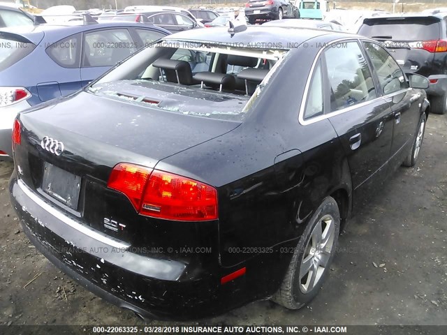 WAUDF78E96A222982 - 2006 AUDI A4 2.0T QUATTRO BLACK photo 4