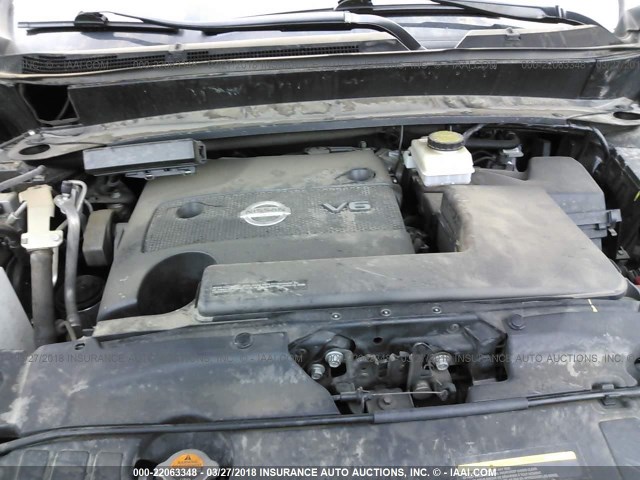 5N1AR2MM2EC687129 - 2014 NISSAN PATHFINDER S/SV/SL/PLATINUM 黑色 照片 10