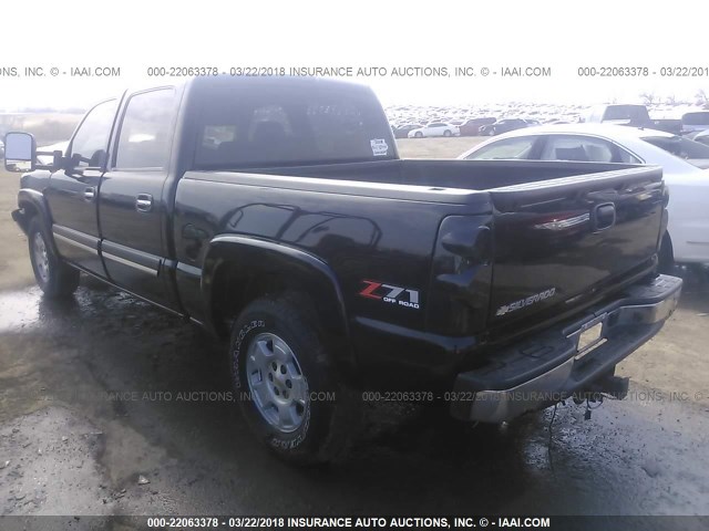 2GCEK13V661273583 - 2006 CHEVROLET SILVERADO K1500 BLACK photo 3