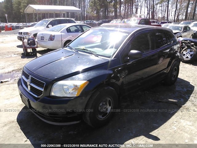 1B3HB48BX7D239618 - 2007 DODGE CALIBER SXT BLACK photo 2