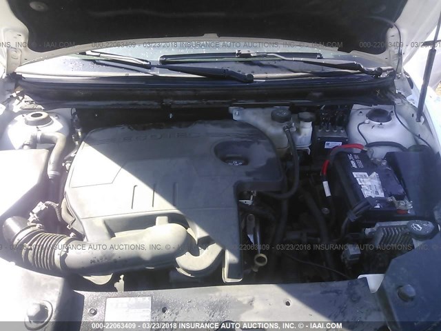 1G1ZC5EB3AF254296 - 2010 CHEVROLET MALIBU 1LT 白色 照片 10