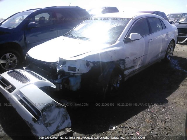 1G1ZC5EB3AF254296 - 2010 CHEVROLET MALIBU 1LT 白色 照片 2