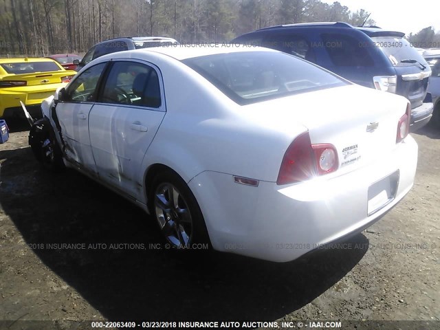 1G1ZC5EB3AF254296 - 2010 CHEVROLET MALIBU 1LT 白色 照片 3