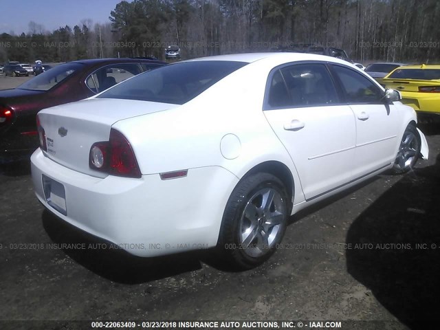 1G1ZC5EB3AF254296 - 2010 CHEVROLET MALIBU 1LT 白色 照片 4