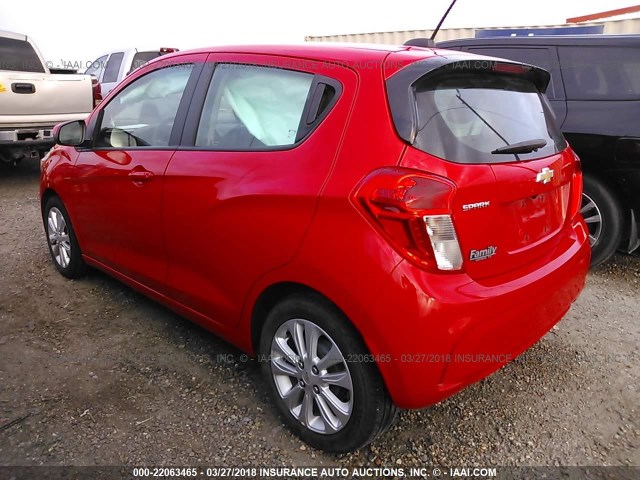 KL8CD6SA4GC566075 - 2016 CHEVROLET SPARK 1LT RED photo 3