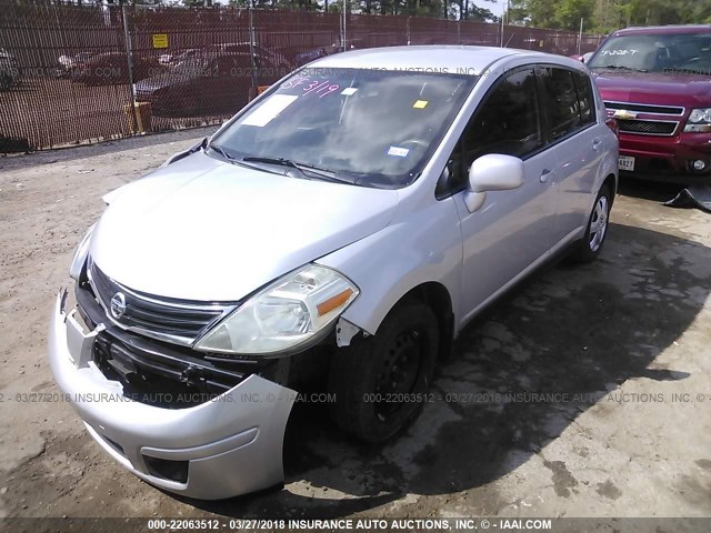 3N1BC1CP5BL442165 - 2011 NISSAN VERSA S/SL SILVER photo 2