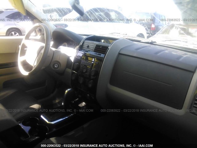 4F2CZ49H08KM28234 - 2008 MAZDA TRIBUTE HYBRID GREEN photo 5