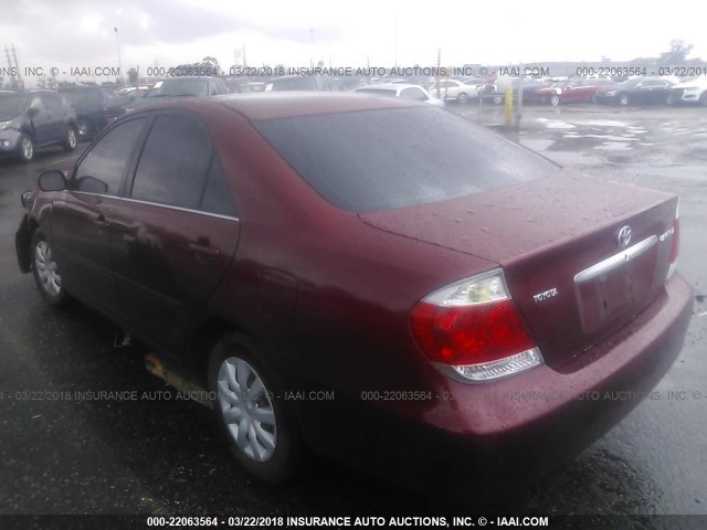 4T1BE32KX6U149314 - 2006 TOYOTA CAMRY LE/XLE/SE 红色 照片 3