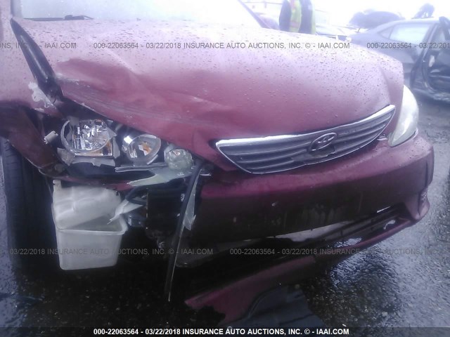 4T1BE32KX6U149314 - 2006 TOYOTA CAMRY LE/XLE/SE 红色 照片 6